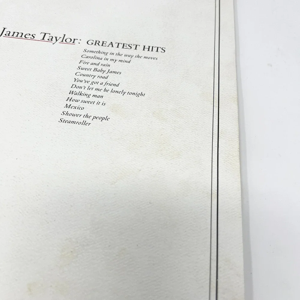 VTG James Taylor Greatest‎ Hits Piano Vocal Guitar Sheet Music Songbook 1978